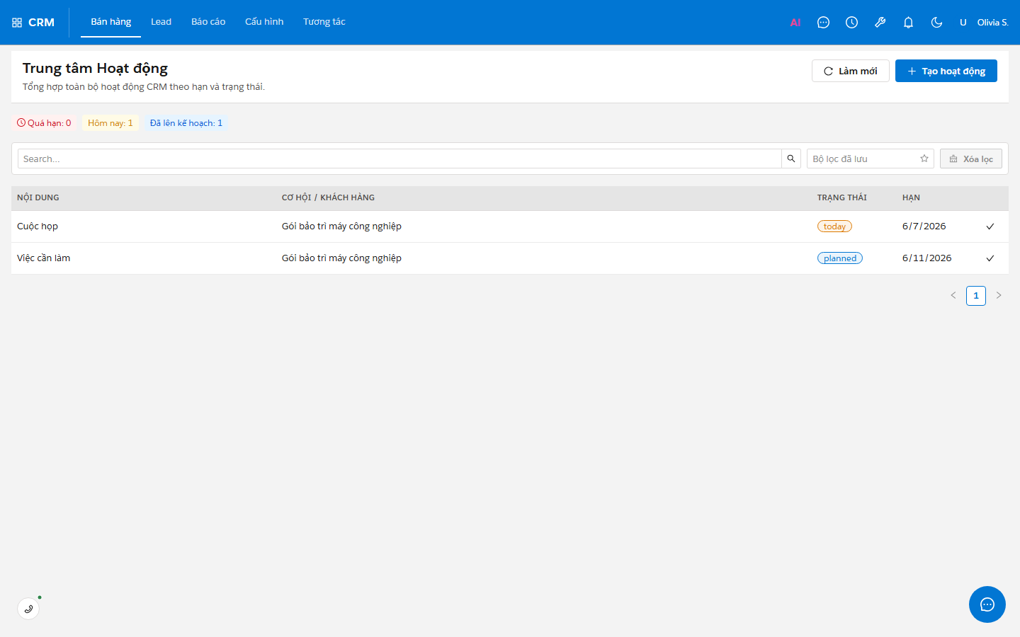 CRM AgenticERP